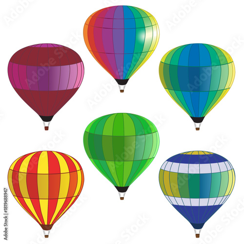 hot air balloons