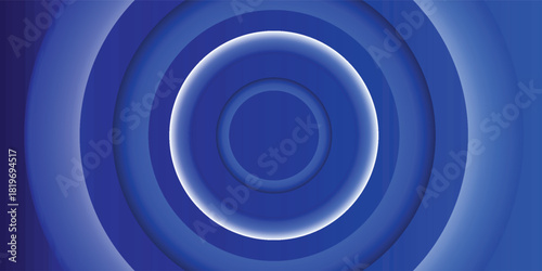 Abstract blue background with shiny light blue shadow element decoration, suit for presentation design, web banner, vector modern, bussines