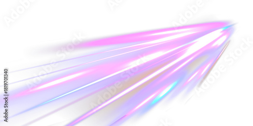 Neon stripes in the form of drill, turns and swirl. Illustration of high speed concept. Image of speed motion on the road. Vector PNG. Image of speed motion on the road.