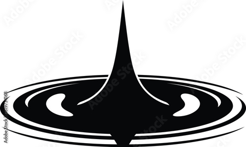 Black squirrel silhouette vector graphic illustration animal wildlife art eps