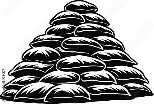 Capitol building location washington dc landmark travel destination icon eps silhouette