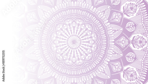 Mandala Background - Gradient round mandala .Hand Made, Indian Mandala 