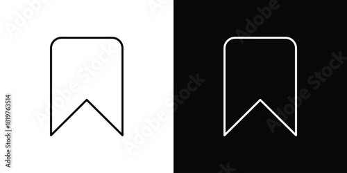 Bookmark icons vector template, EPS 10 for design