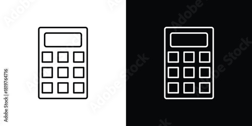 Calculator icons vector template, EPS 10 for design
