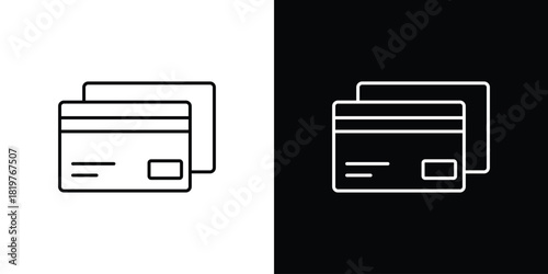 Credit card icons vector template, EPS 10 for design