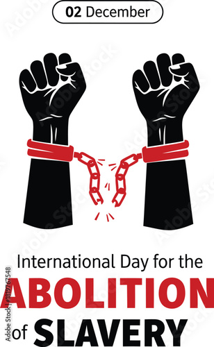 International day for the abolition of slavery illustration