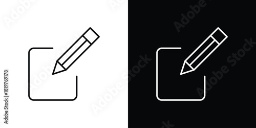 Edit icons vector template, EPS 10 for design