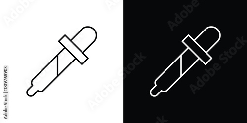 Eye dropper icons vector template, EPS 10 for design