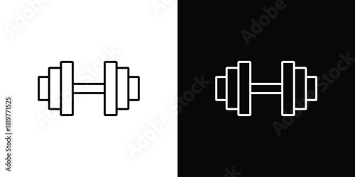 Gym icons vector template, EPS 10 for design