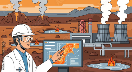 Expert Analysis of Geothermal Activity Near Industrial Infrastructure