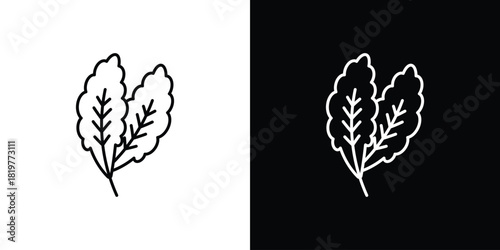 Lettuce icons vector template, EPS 10 for design