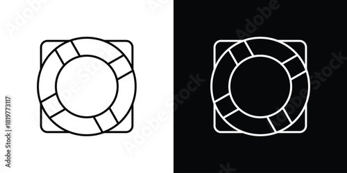 Life buoy icons vector template, EPS 10 for design