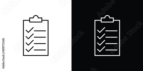 List check icons vector template, EPS 10 for design