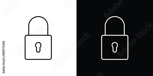 Lock icons vector template, EPS 10 for design