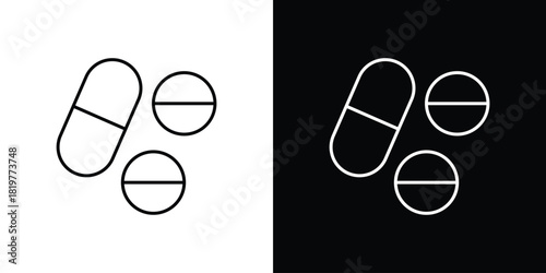 Medicine icons vector template, EPS 10 for design