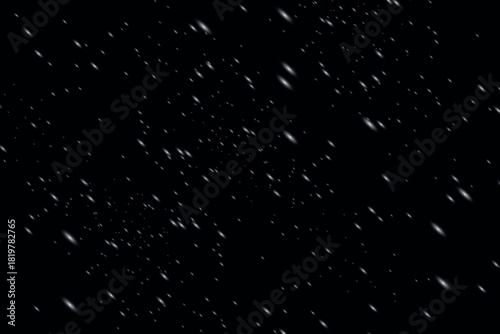 Christmas snowflakes on a transparent background. Snow flakes, snow background. Snow flakes, snow background. heavy snowfall, snowflakes in different shapes and forms