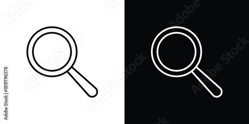 Research icons vector.Editable stroke.linear style sign