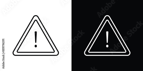 Risk icons vector.Editable stroke.linear style sign
