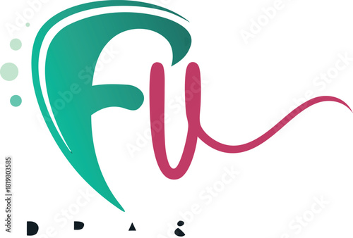 Elegant fu logo design with company name durital & clevse