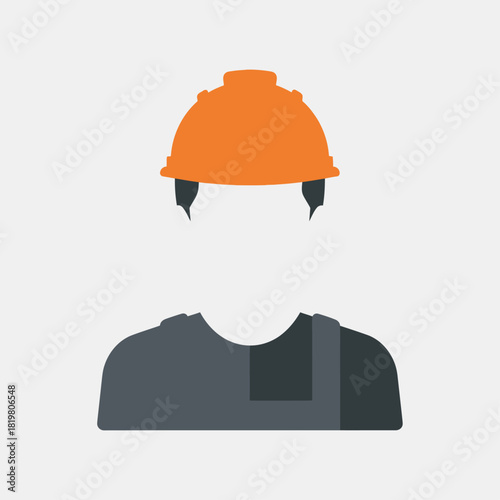 vector illustration of a hard hat and helmet