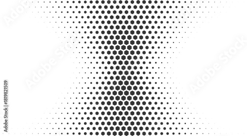 Dense Halftone Pixel Gradient Vector for Comic Style Posters, Retro Graphics, Tech Layouts, UI Backgrounds, Digital Print Templates