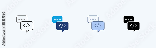 Robotic Sensor Multiple Icon Illustration Vector 