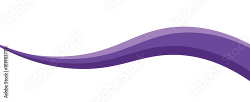 Purple business wave banner on white background, flat purple gradation. wavy background. vector illuatration