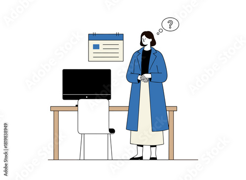 Content employee brainstorming, generating ideas, and devising insights and solutions at the office