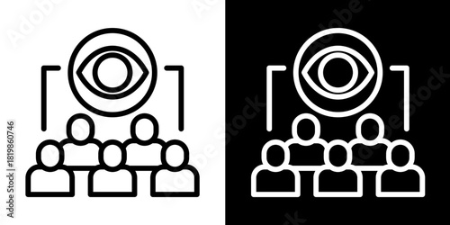 Unified Vision  Icon Set White Style Collection
