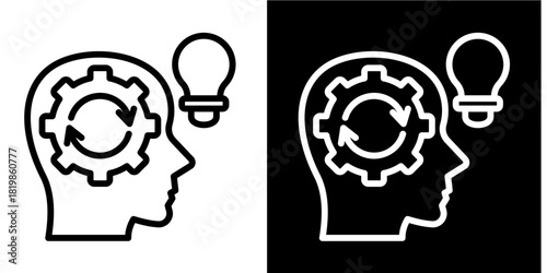 Initiative  Icon Set White Style Collection
