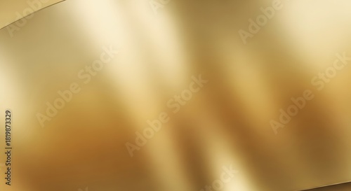 Luxurious golden silk drapery with smooth, flowing folds and shimmering light creating an elegant abstract background texture