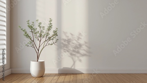 Illustration 3D rendering large luxury modern bright interiors Living room mockup computer digitally generated image