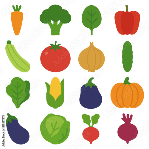 Vegetable Assortment: A vibrant collection of fresh, colorful vegetables artfully arranged. A visual celebration of nature's bounty and healthy eating.