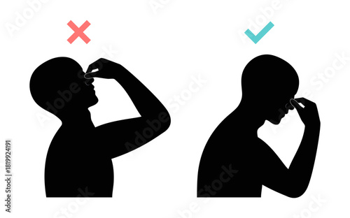 Stop nosebleed instruction