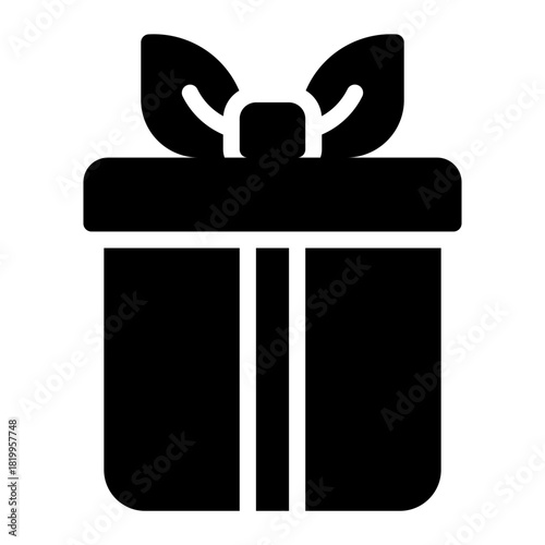 gift box glyph icon