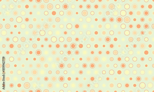 Pasteltoned circles create a cheerful, playful pattern perfect for backgrounds, textiles, or website designs.