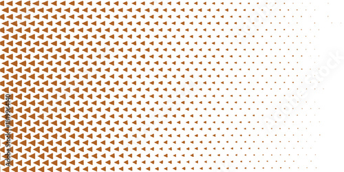 Seamless vintage geometric vector halftone dot pattern texture background illustration