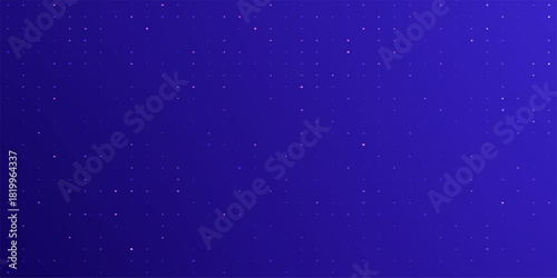 Abstract blue background with twinkling stars creating a dark night sky or underwater particle effect for a winter holiday design