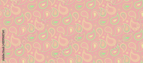 Poster picture on colourful traditional. Embellishment paisley a delicate lovely. Doodle classic, event flat.