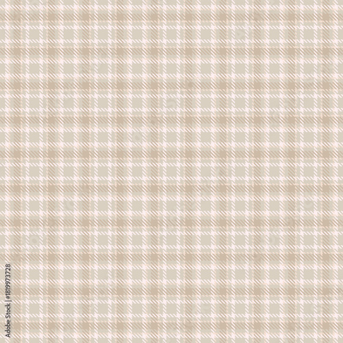 Elegant plaid pattern in warm, neutral tones. Ideal for backgrounds, textiles, or adding a classic touch to designs. Versatile and timeless.