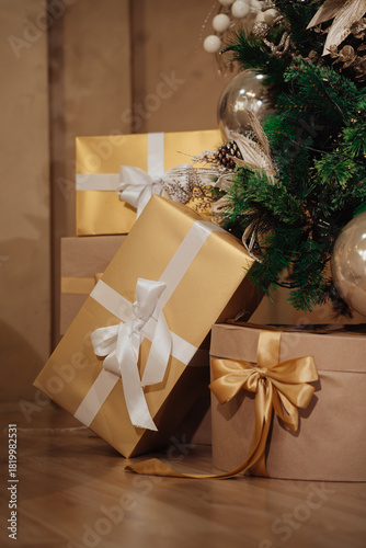 Christmas gifts under the tree