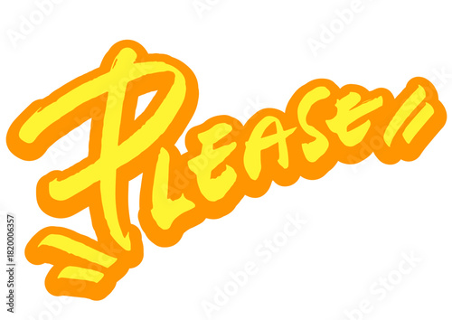 アイキャッチに便利な手書き文字「Please」