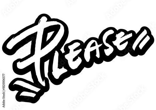 アイキャッチに便利な手書き文字「Please」