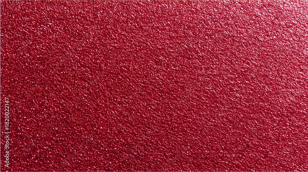Fototapeta premium Red metallic glitter texture with sparkling surface and vibrant shine