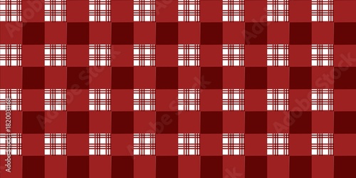 red and white checkered background. seamless red and white checkered pattern is perfect for backgrounds, tablecloths, or fabric designs. 