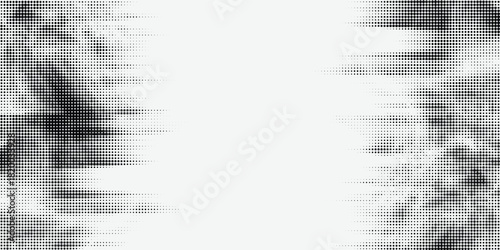 Creative grunge halftone gradient texture. Vector graphic design
