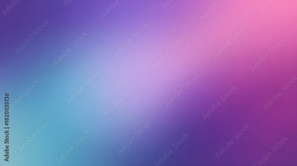 Fototapeta premium Smooth, vibrant gradient featuring blending shades of blue, purple, and pink