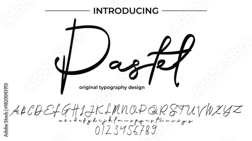 Pastel - Elegant Script Font for Smooth Handwritten Design and Creative Typography