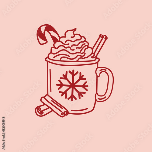 hot chocolate illustration