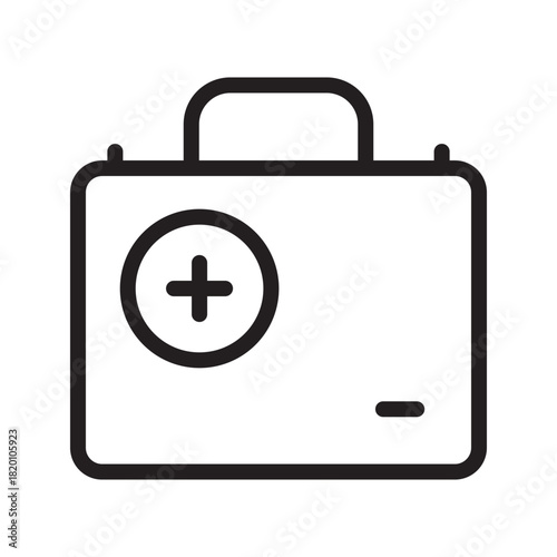 Essential First Aid Kit icon collection for emergency preparedness, medical services, health support, and safety visuals
